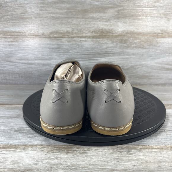 CHARIX Men’s Gray Leather Slip On Loafer Shoes Size EU 45 US 10.5 - Picture 4 of 9